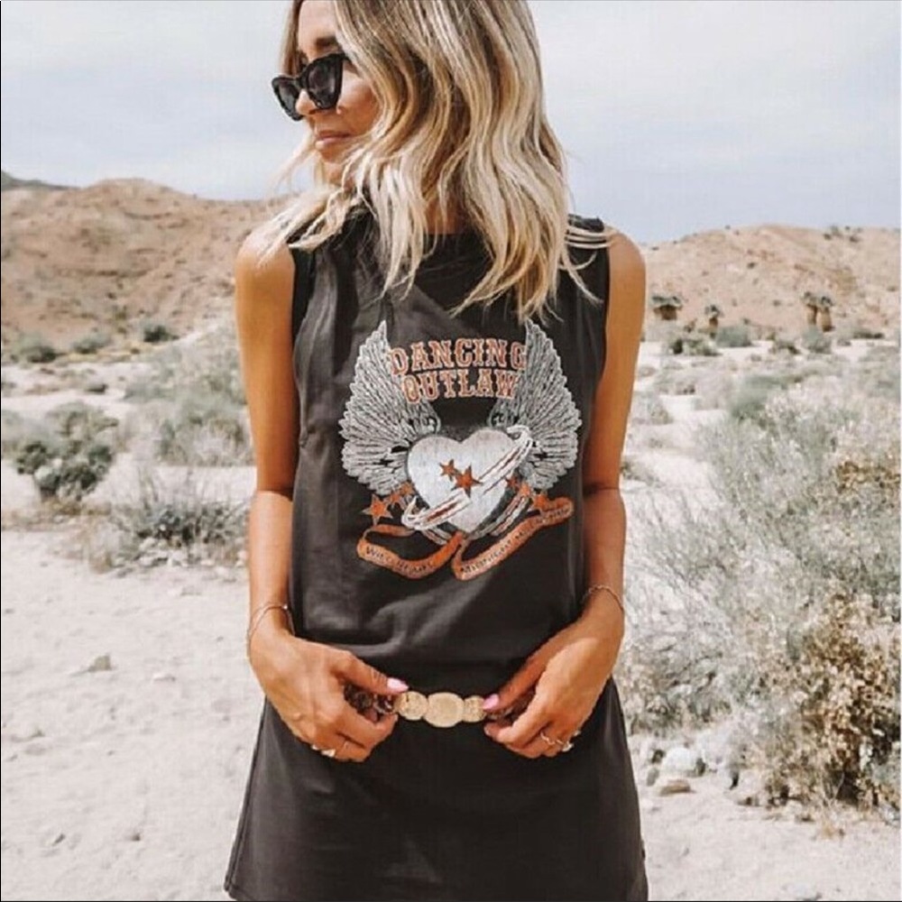 💃🏻Rocker Vintage Graphic t shirt tee - Picture 2 of 14